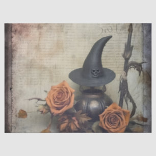 Vintage Halloween Witchcraft (8) Tissue Paper