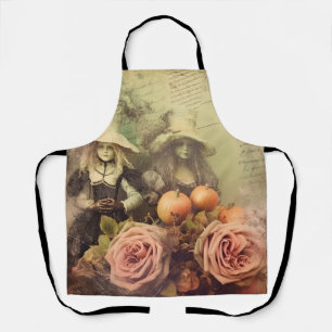 Vintage Halloween Witchcraft Apron