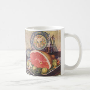 Vintage Ham Dinner with Green Beans and Potatoes Coffee Mug
