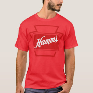 Vintage Hamms Bottle Cap Design T-Shirt