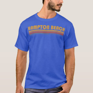Vintage Hampton Beach, NH New Hampshire Retro 70s  T-Shirt