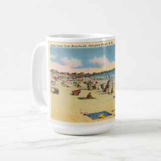 Vintage Hampton Beach Postcard Coffee Mug