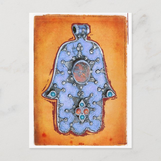 Vintage Hamsa Postcard (Front)