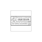 Vintage Hand Classic Family Name & Return Address
