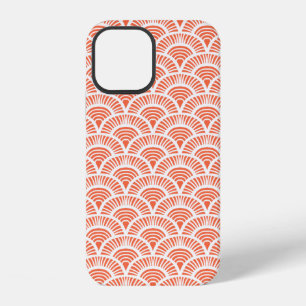 Vintage hand drawn art deco pattern with scale mot iPhone 12 case