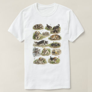 Vintage Hand-Drawn Dog Collection T-Shirt