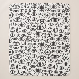 vintage hand drawn doodle seamless background with sherpa blanket