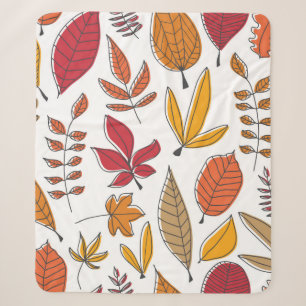 Vintage hand drawn doodle seamless background with sherpa blanket