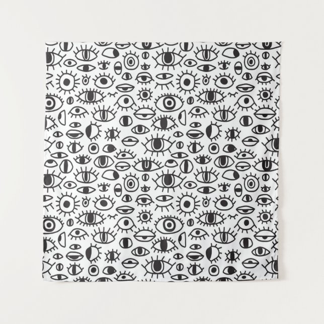 vintage hand drawn doodle seamless background with tapestry (Front)