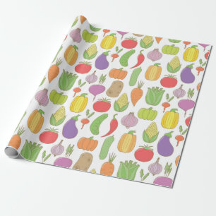 Vintage hand drawn doodle seamless background with wrapping paper