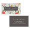 Vintage Hand Drawn Flowers Business Card