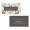 Vintage Hand Drawn Flowers Business Card