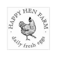 Farmhouse Hen, Egg Stamp
