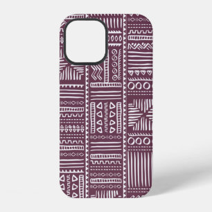 Vintage Hand Drawn Vintage Ethnic Style Seamless P iPhone 12 Case