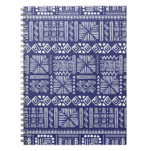 Vintage Hand Drawn vintage Ethnic Style Seamless P Notebook