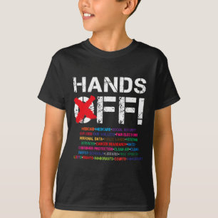 Vintage Hands Off Protest My Social Security Medic T-Shirt
