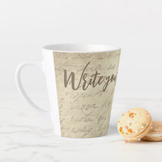 Vintage-Handschrift: Ruhe & Nostalgie  Latte Mug