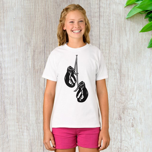 Vintage Hanging Boxing Gloves Retro Fighter T-Shirt (Creator Uploaded)