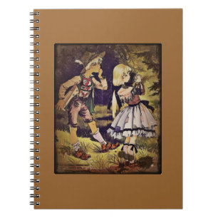 Vintage Hansel and Gretel See the Cottage Notebook