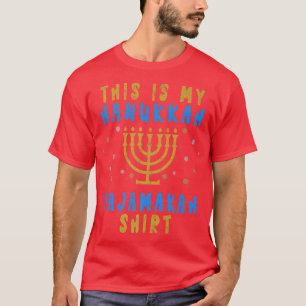 Vintage Hanukkah Pajamakah Funny Jewish Festival T-Shirt