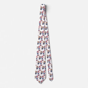 Vintage Happy Birthday America Tie