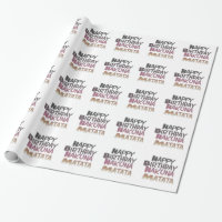 Vintage Happy Birthday Hakuna Matata Purple Inspir