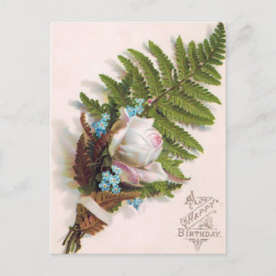 Vintage Happy Birthday Postcard