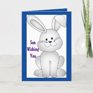 Vintage Happy Bunny Card For A Son
