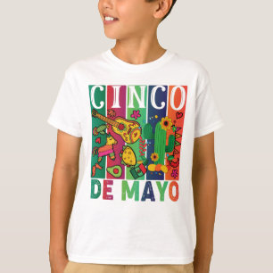 Vintage Happy Cinco de Mayo Mexican Holiday T-Shirt