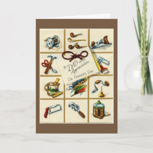 Vintage Happy Father's Day Card