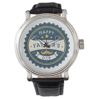 Vintage Happy Father's Day Watch – Classic Badge D