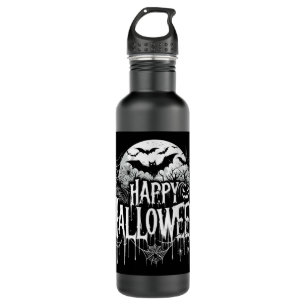 Vintage happy Halloween art 710 Ml Water Bottle