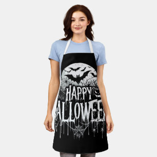 Vintage happy Halloween art Apron