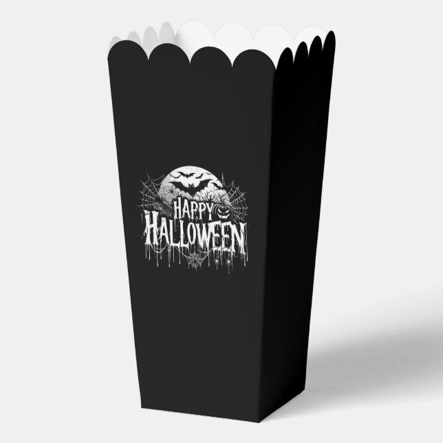 Vintage happy Halloween art Favour Box (Front)