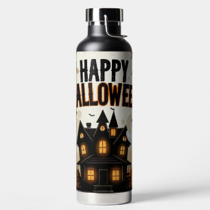 Vintage happy Halloween art Water Bottle