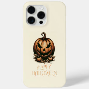 Vintage happy Halloween pumpkin iPhone 15 Pro Max Case