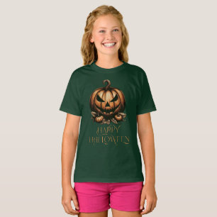 Vintage happy Halloween pumpkin T-Shirt