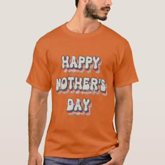 Vintage Happy MotherS Day boy T-Shirt