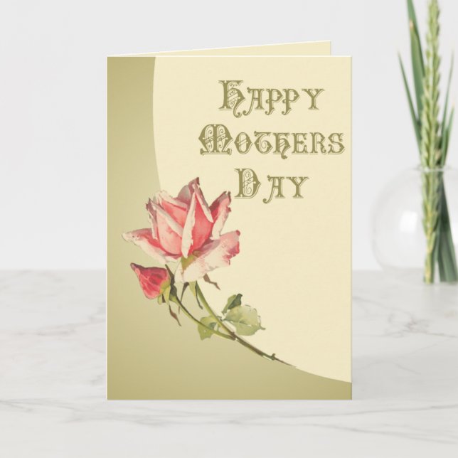 Vintage Happy Mother's Day Card (Front)