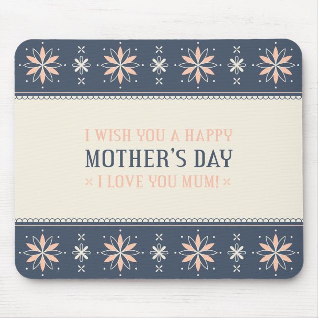 Vintage Happy Mother's Day | Mouse Pad (Front)