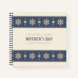 Vintage Happy Mother's Day   Notebook