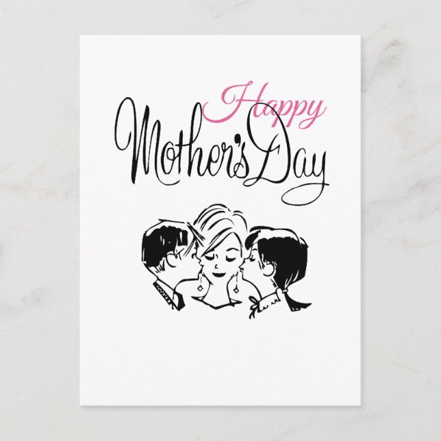 Vintage Happy mother's day! Postcard (Front)