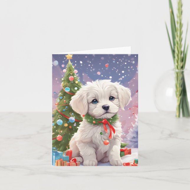 Vintage Happy New Year Greeting Card (Front)