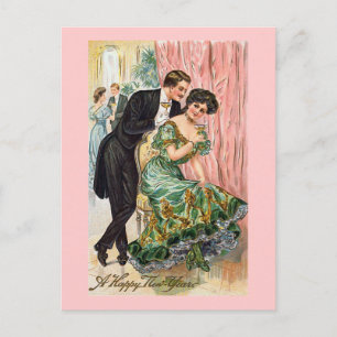 Vintage Happy New Year Holiday Postcard