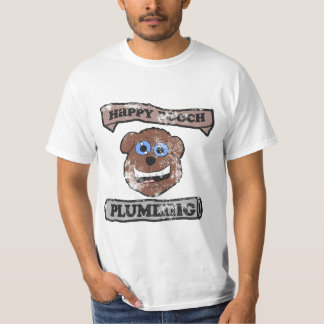 Vintage Happy Pooch Plumbing T-Shirt