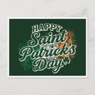 Vintage Happy Saint Patrick's day  Postcard