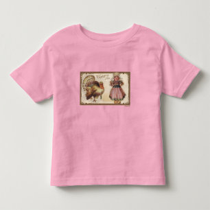 Vintage Happy Thanksgiving Joys, Toddler Tee