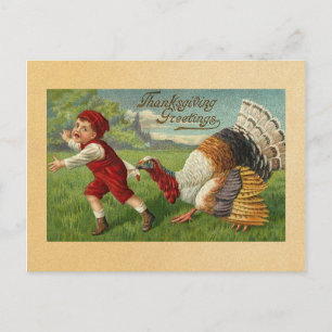 Vintage Happy Thanksgiving Postcard