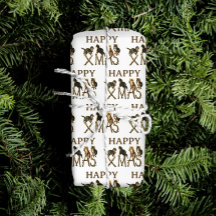 Vintage Happy Xmas Cute Cat Kitten Christmas