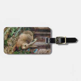 Vintage Hare in the Forest - Hans Hoffmann Luggage Tag